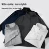 Unisex American Heavyweight Stand Collar Hoodie Jacket: Trendy Autumn/Winter Loose Fit