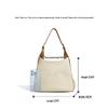 2025 Summer Genuine Leather Color Block Tote: Large Capacity Shoulder & Crossbody Handbag