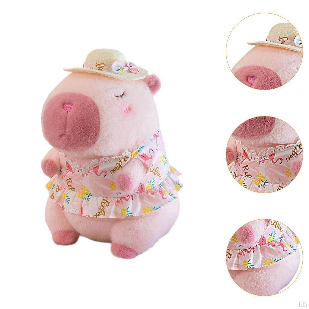 Adorable Capybara Plush Toy for Car Decor Gift All Ages
