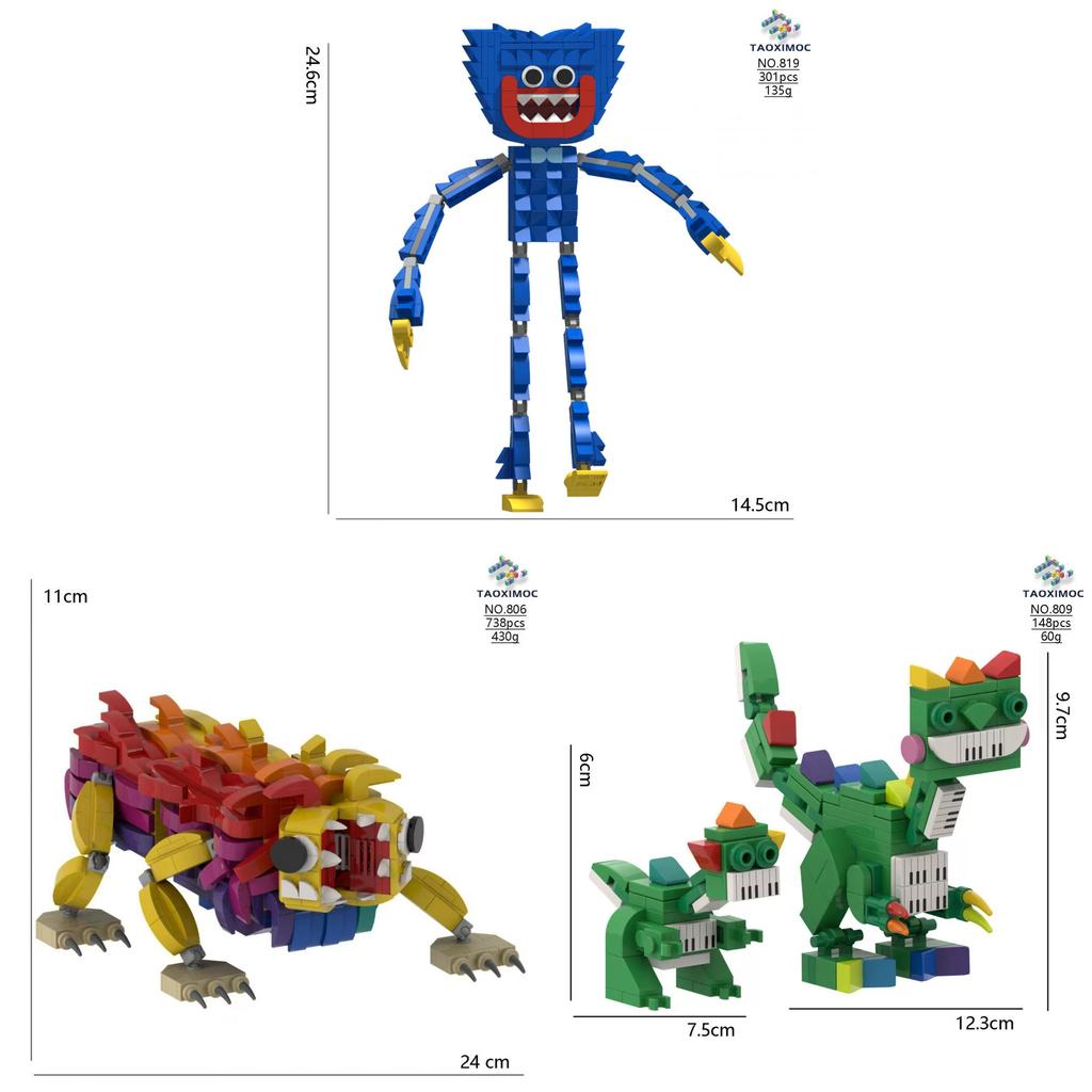 Poppy Playtime The Prototype Gracie Green Collectible Building Blocks Toy With Diy Assembly For Kids And Teens