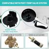 Universals Corrosions Resistant Shower Handle Ergonomic Shower Handle HX6C