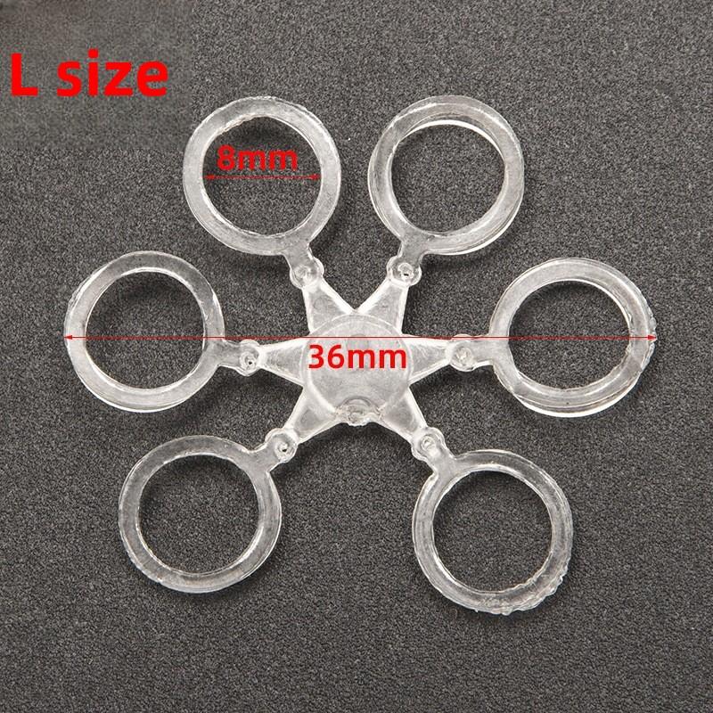 European Carp Fishing Group Removable Bait Strap Transparent White Snowflake Model, Crucian Carp Grass Carp
