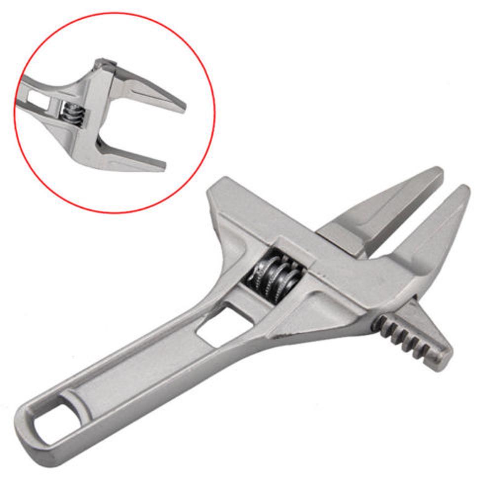 Bathroom Adjustable Wrench16-68mm Large Opening Spanner Wrench Nut Key Hand Tool