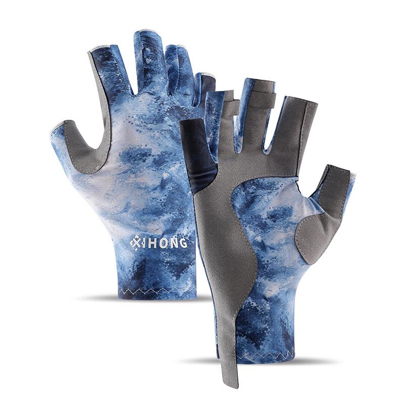 Unisex Ice Silk Half-Finger Cycling & Outdoor Gloves - 4 Pairs Pack