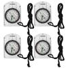 4pcs Professional Compass Map Scale Compass Outdoor Equipment Accessory