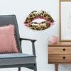 Personalized Leopard Print Lip Print Bedroom Dressing Room Home Decoration and Beautification Wall Stickers