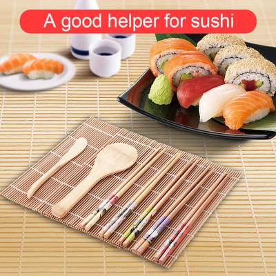 /set Bamboo Sushi Making Kit Family Office Party Homemade Sushi Gadget For Food Lovers Sushi Kit Sushi Making Kit Sushi Set