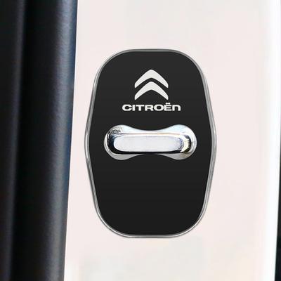 Metal Car Door Lock Cover for C4 C3-XR C5 Aircross C6 C-quatre Picasso C-Elysee C4L C3L Emblem Stickers Badge