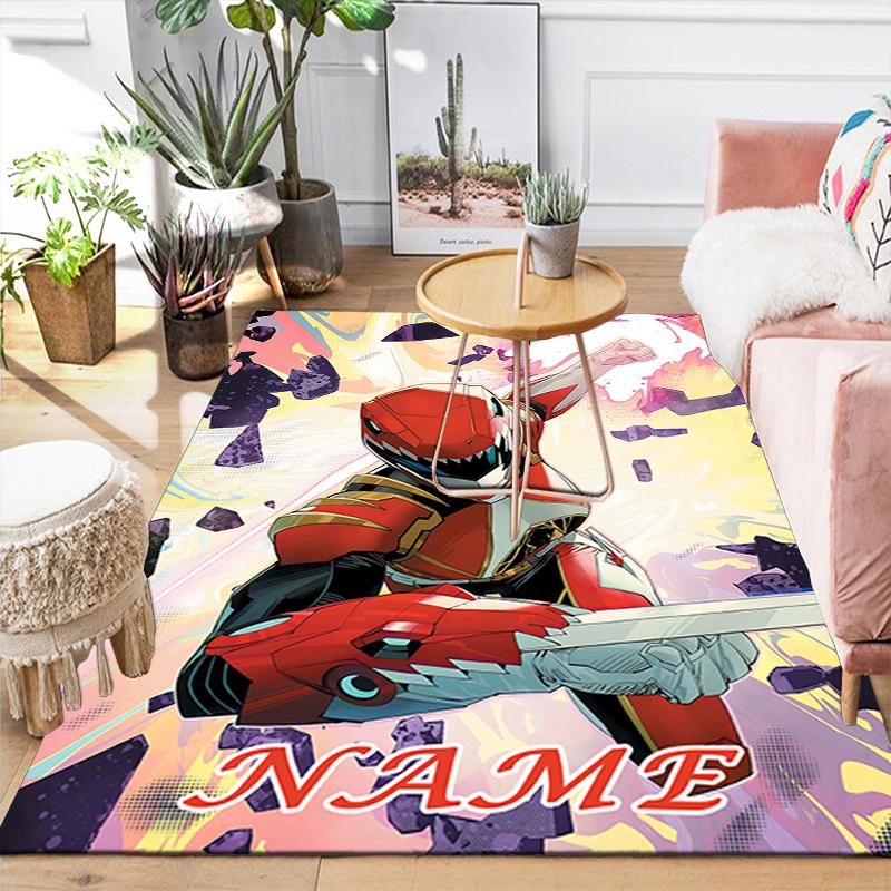 Custom 1Pc Power Rangers Adventure Rug Office Carpet Indoor Outdoor Entrance Doormat Nonslip Soft And Comfortable Living Room D2915216