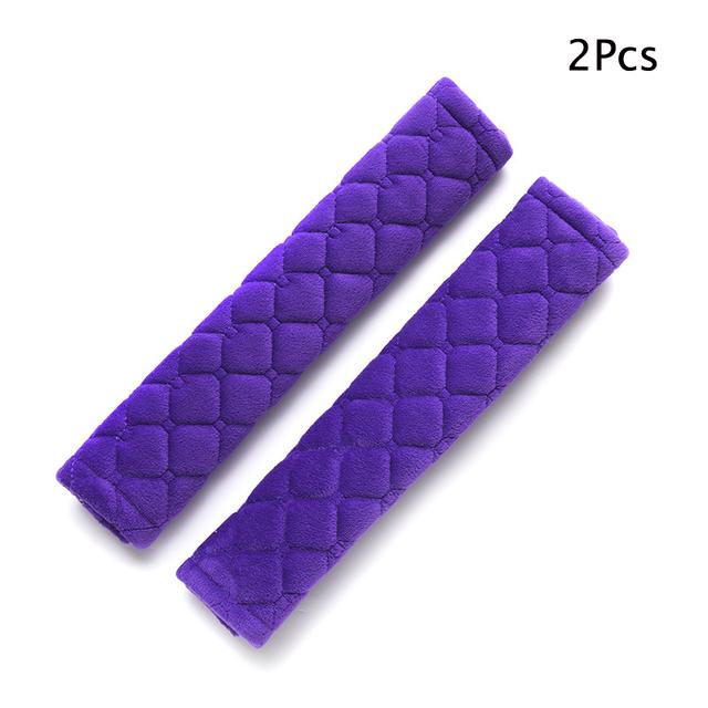 2Pcs Car Comfortable Seat Belt Cover Adjustable Plus Car Safety Belt Cover Shoulder Pad for Adults Kid Car Interior Accessories
