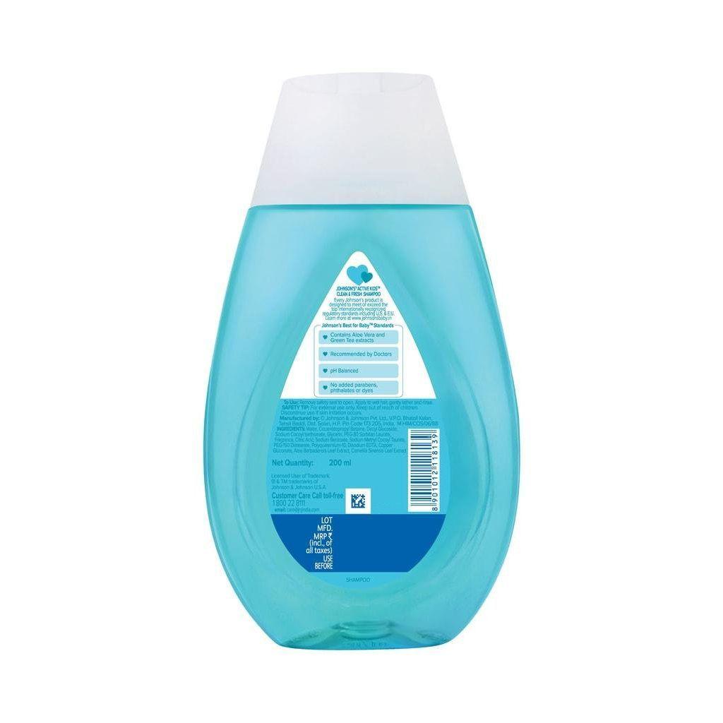 Baby Refreshing Shampoo (200 Ml), Clean & Fresh Shampoo, Johnson's Baby
