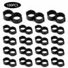 100Pcs Plastic Drip Tubing End Closure Black Irrigation Tube End Fitting  Home Watering Systems
