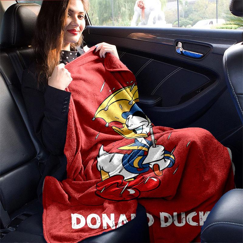 1pc, Donald Duck Throw Blanket, Cozy & Soft Cover for Home Decor, Couch, Bed, Travel, Camping, Car, Beach, Office Nap, Perfect Gift IdeaW070