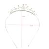 Children's Crown Headband Little Girl Alloy Crown Hair Accessories Children's Day Event Rhinestone Headwear