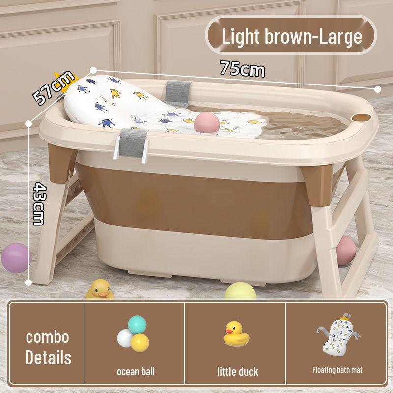 Baby Bathtub Foldable Soaking Tub for Kids