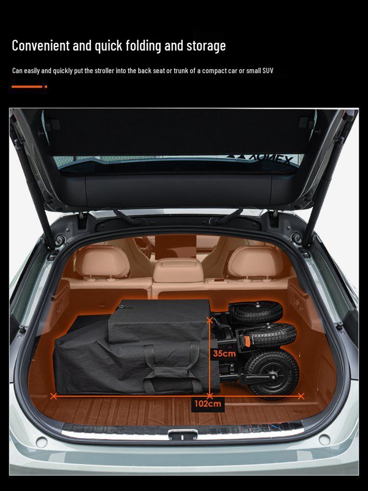 Outdoor Folding Photography Equipment Storage Cart