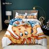 Octopus Duvet Cover Sealife Bedding Set Ocean Animal Comforter Cover Teens Adults Double Queen King Size Polyester Qulit Cover