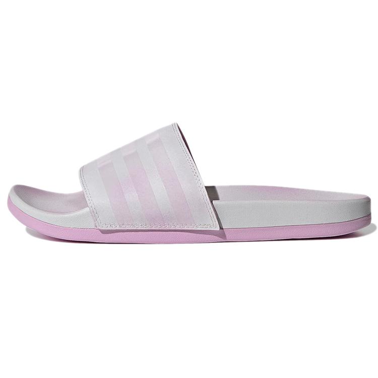 Nye Adilette Dame Adidas Komfortslides 'Grå Klar Lilla' Dame FZ4878