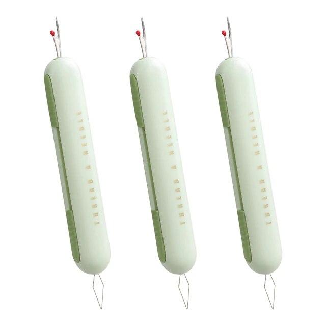 2 In 1 Needle Threaders Sewing Seam Rippers Stitching Remover And Threader Household Manual Sewing Tools Sewing Accessories