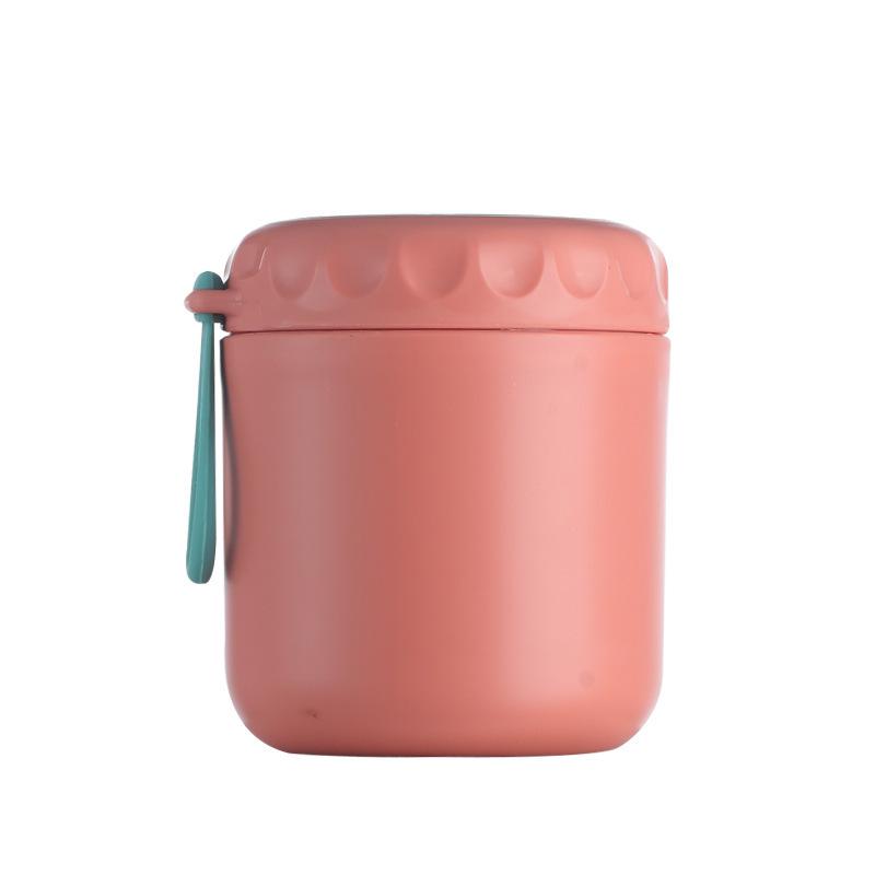 304 Stainless Steel Insulated Soup Cup: Double Layer, Sealed, Portable Children's Bowl for Porridge, Soy Milk, and Breakfast