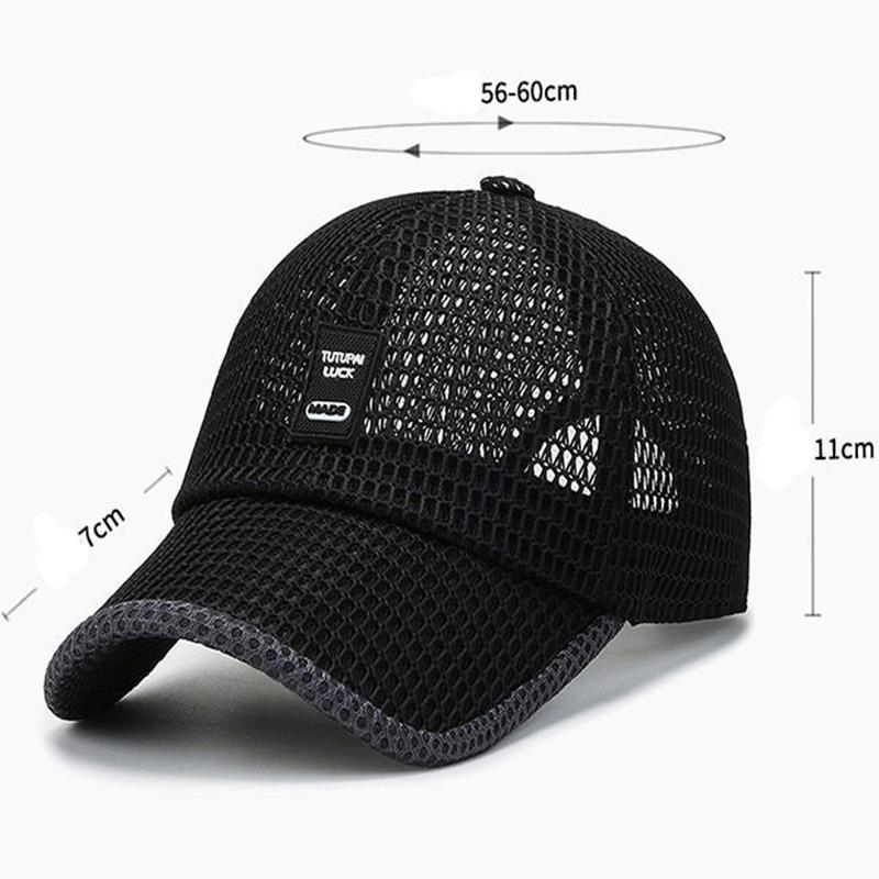 Cappellino Estivo in Rete Leggero Asciugatura Rapida Fresco per Esterno Cappelli da Pesca Visori Traspiranti Tennis Golf Escursionismo Baseball Cappello da Sole