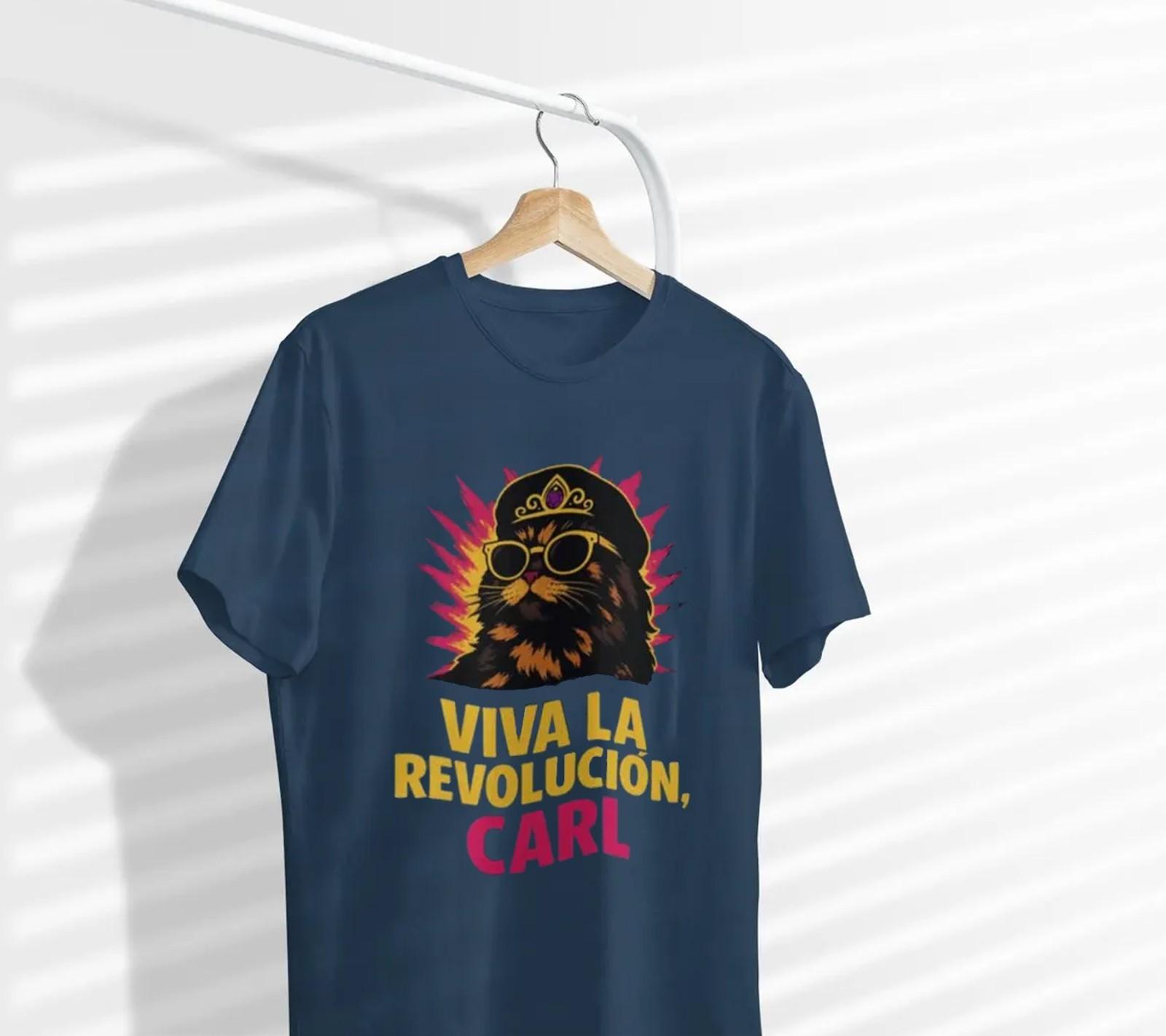 Viva La Revolucion Carl T-Shirt, Dungeon Crawler Carl Tee Unisex T-Shirt XXL