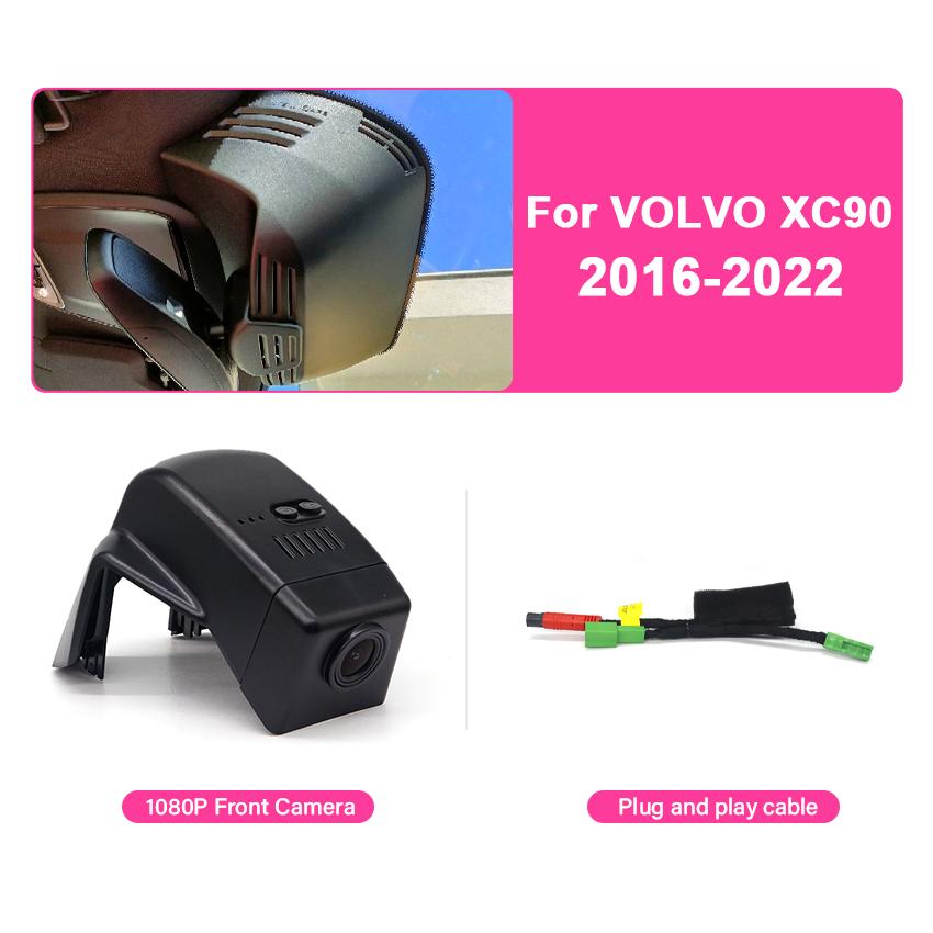 Dash Cam For Volvo XC40 XC60 XC90 S60 V60 S90 V90 V40 S80 XC70 Polestar 2 Car Dvr HD Camera WiFi Driving Recorder Auto Parts