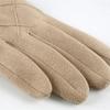 Winter Fleece-lined Gloves Plaid Cycling Mittens Elegant Touch Screen Gloves  Keep Warm