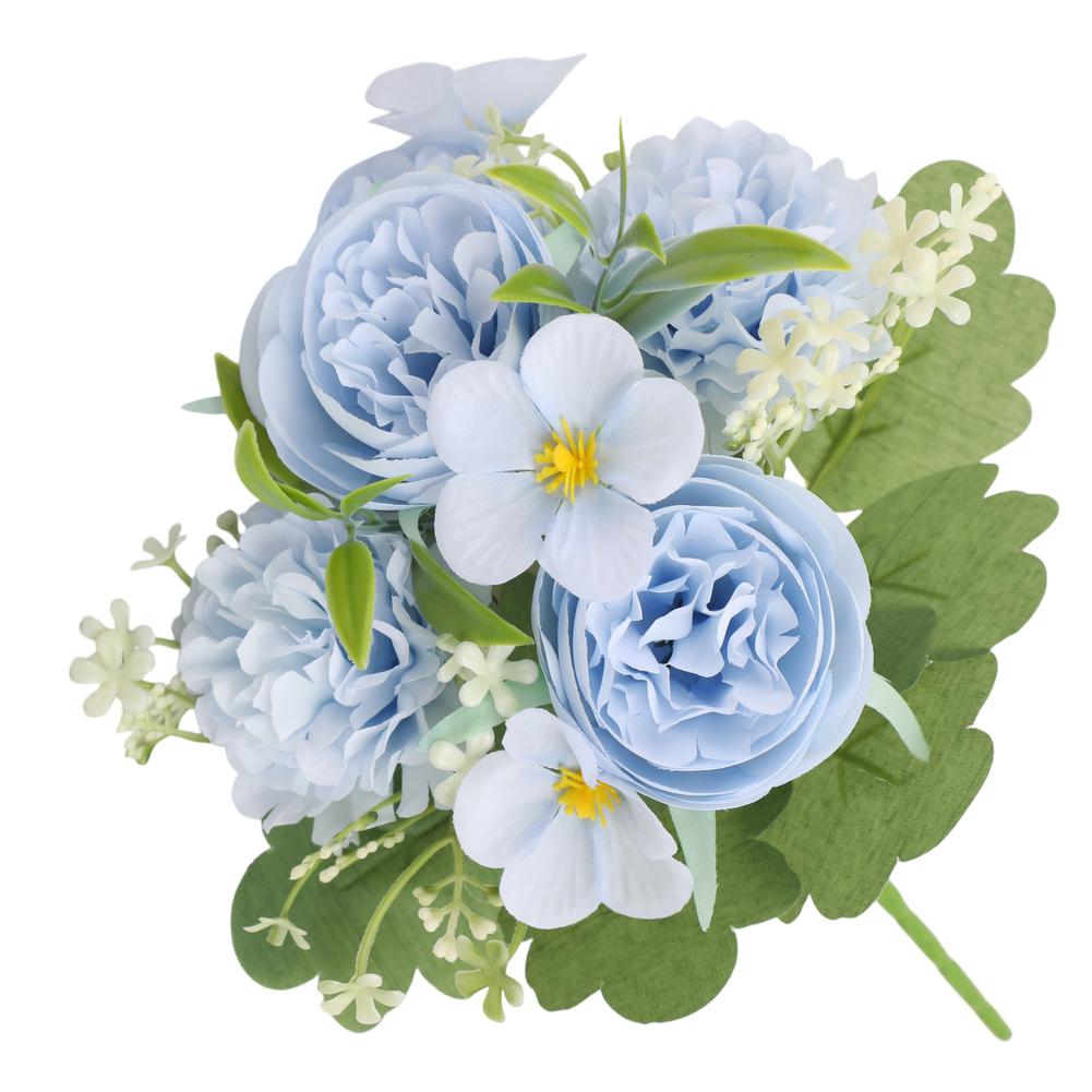 For Forest-Style Artificial Peony Bouquet for Bridesmaids and Photographers Requiring Consistent Floral Appearance Events