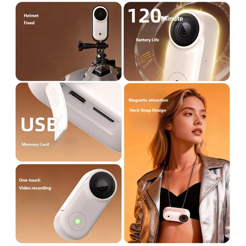 1920x1080 Camera Portable Retro Camera Video Recorder Sports Mini Camera Pocket Camera for Kids Gift Video Recording