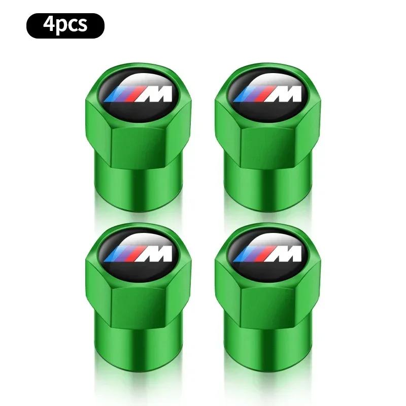 4 Pezzi Styling Auto Tappi Valvola a Vite per Pneumatici Ruote Emblema Per BMW M E81 E90 E92 E93 F30 E60 E61 F07 F10 F18 F12 X2 Serie 3 4 5 6 7