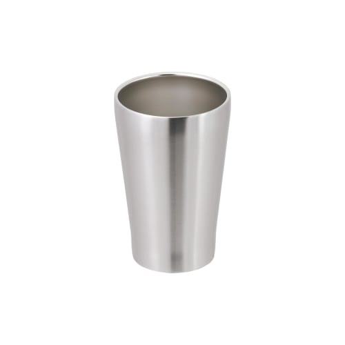 Pearl Metal Vacuum Insulated Tumbler, 280ml, Keeps Hot or Cold, Anti-Condensation, Stainless Steel, Satin, Vintage Bar Style, HC-309