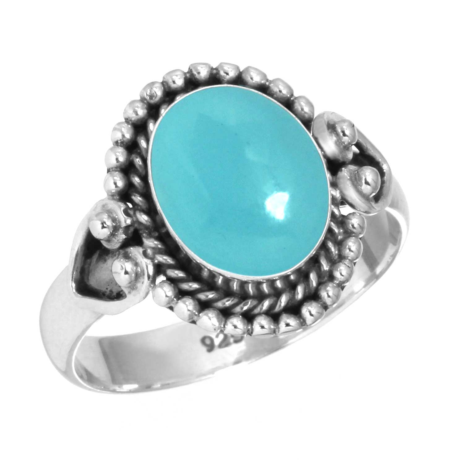 

Кольцо из стерлингового серебра 925 пробы с драгоценными камнями, ювелирные изделия ручной работы, подарок на годовщину, аквамариновый халцедон, ракушка-ушка, синий солнечный камень, лабрадорит, пренит, бохо 12.5