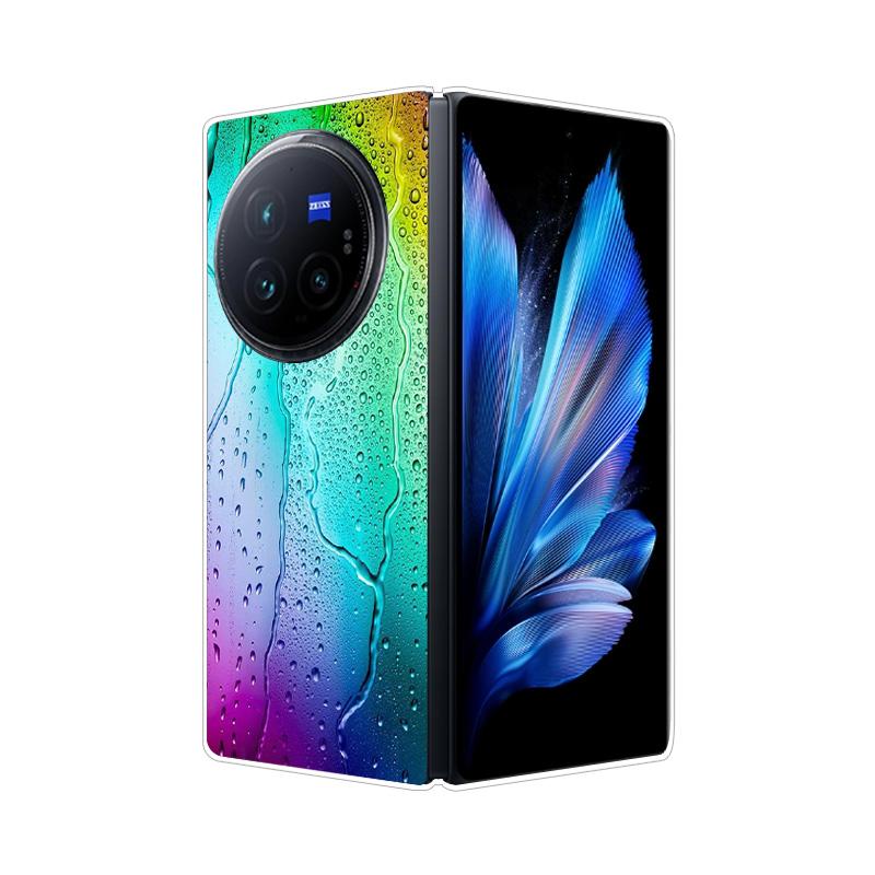 Per VIVO X Fold 3 Pro XFold 3 X Fold 2 Plus Custodia Cover Posteriore Rigida in PC Effetto Marmo Per Vivo X Fold3 Pro Fold2 Guscio Telefono Copertura Completa