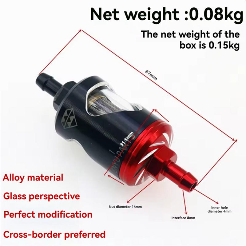 Precise Motorcycle Filter Fuel Filter Strong Magnetic Universal For Honda For For Kawasaki For Suzuki
