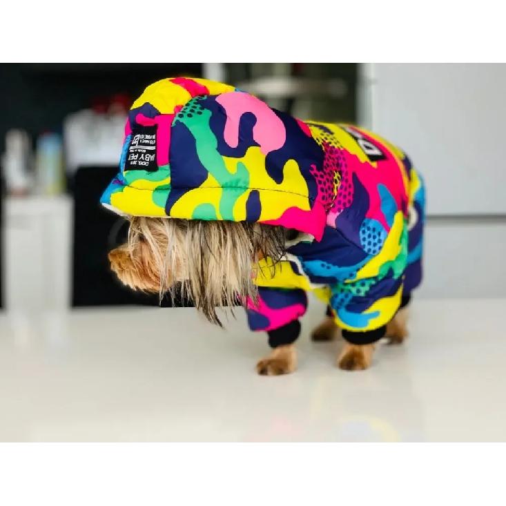 Pet Dog Jumpsuit Thicken Warm Winter Dog Clothes for Small Dogs Cats Chihuahua Jacket Yorkie Shih Tzu Down Coat Poodle Outfits