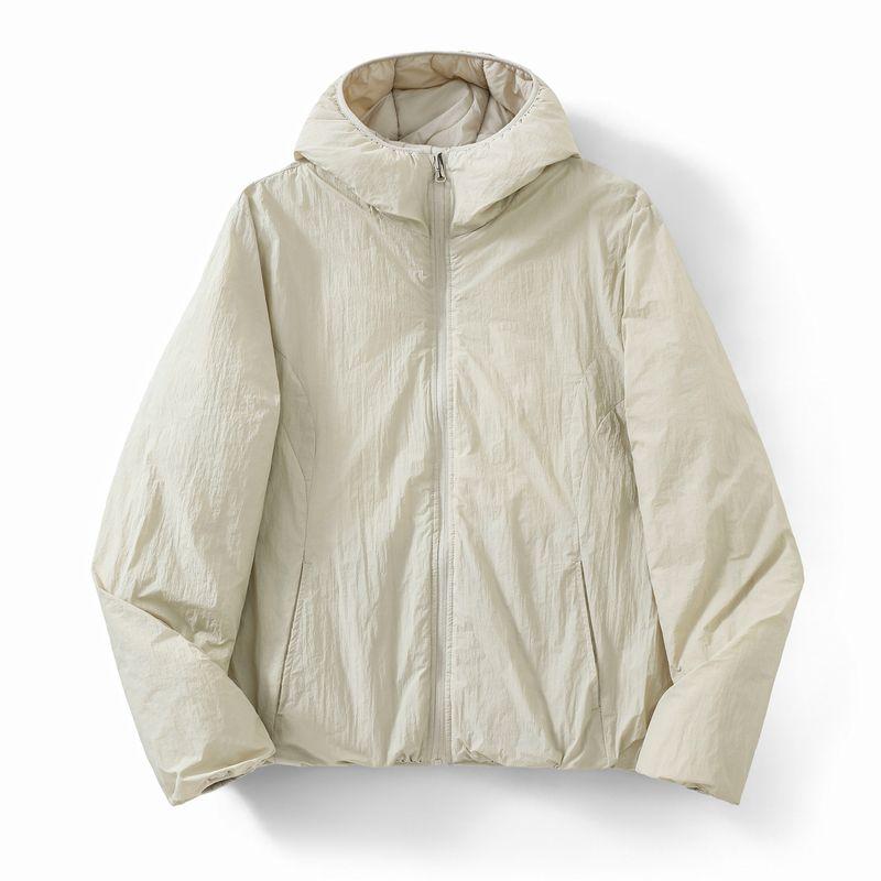 Original Export Surplus Genuine Lightweight Cotton Jacket for Men and Women, Couple Style, Reversible Cotton Coat with Hood