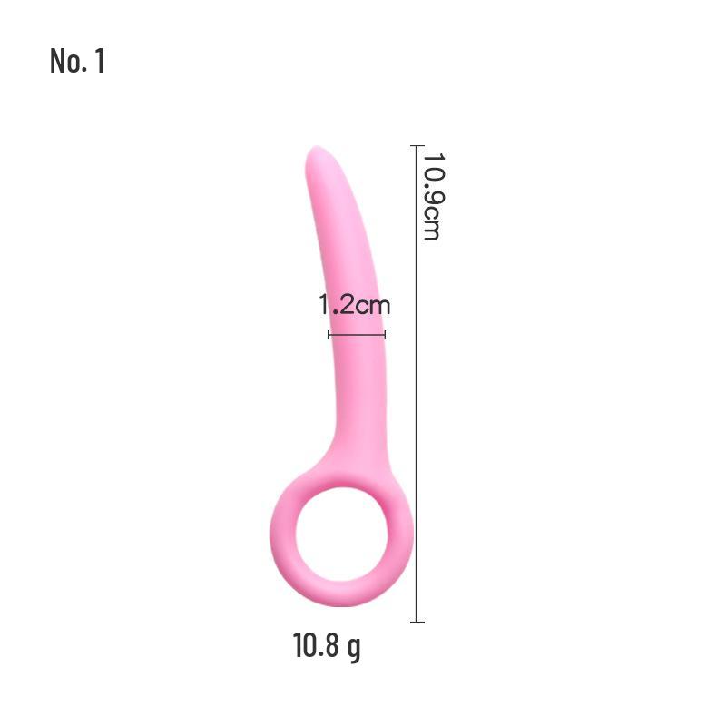 Crescent Female Vibrator: Hand-Pulled Anal Plug for SM Training & Adult Play