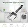 Cat Sand Cleaning For Dog Cat Clean Feces Supplies Cat Litter Shovel Pet Cleaning Tool Pet Products Metal Long Handle Scoop