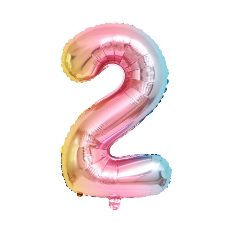 First Birthday Crown and Number Balloons for Baby Photo Props and Party Decoration