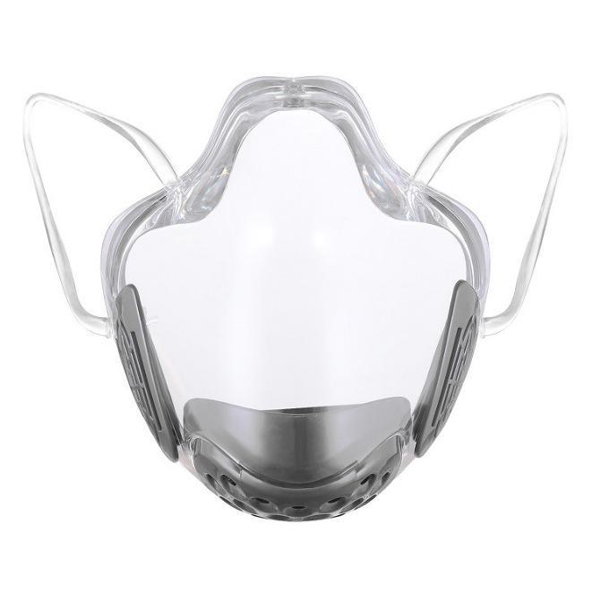 Ultra-čirá průhledná maska na rty: Třídimenzionální ochranný štít na obličej proti stříkající vodě