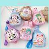 Baby Three Cartoon Kids Crossbody Bag With Polyester Lining For Daily Play And School Use