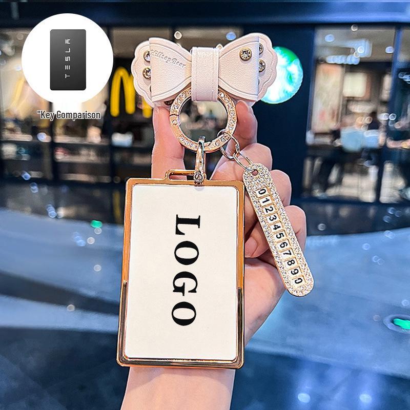 Suitable for Tesla Model Y Key Card Case, Model 3 Card Holder, and Model X 3rd Edition Car Shell Buckle.