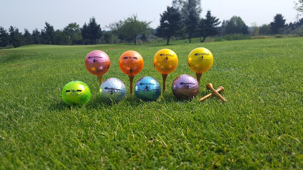 Chromax Metallic M5 Color Mix Golf Balls (Pack of 6) Assorted.