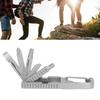 Keychain Multitool 12 In 1 Folding Multi Tool Stainless Steel Outdoor Screwdriver Bit