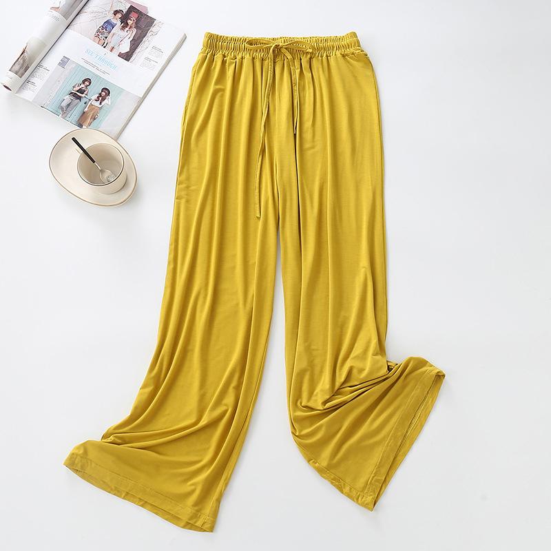 Winter Women's Home Pants Lounge Wear Homewear Pajama Pant Spring Autumn Modal Loose Pyjama Trousers