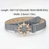 Fashion Bling Bling Sparkling Rhinestone Belt Versatile Luxury Brand Design Slide Buckle Belt Glitter PU Leather Belt Women