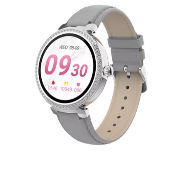 Smartwatch - DENVER - Swc-342 - Fonction d'appel - Autonomie 72 heures - Couleur Gris