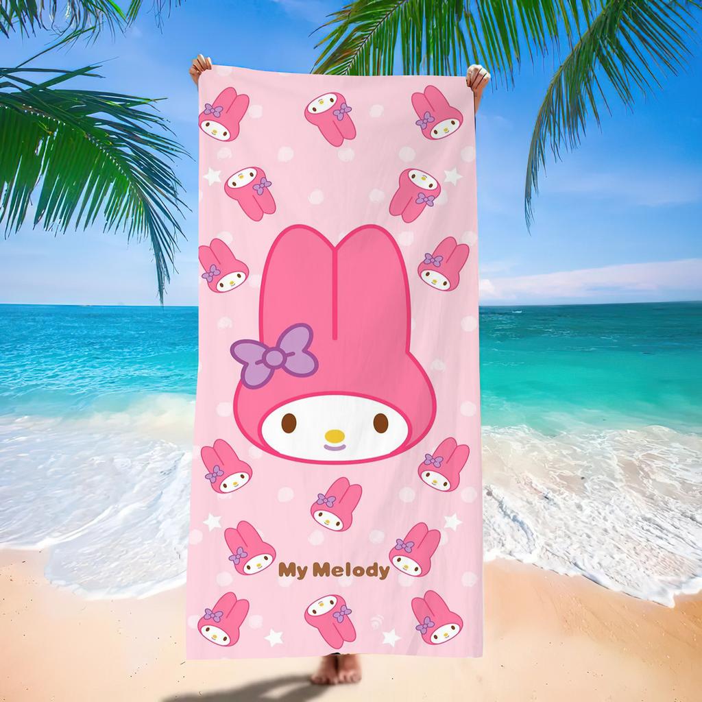 Popular Beach Towels Children'S Cartoon Quick-Drying Beach Towels Microfiber Digital Printing Bath Towels