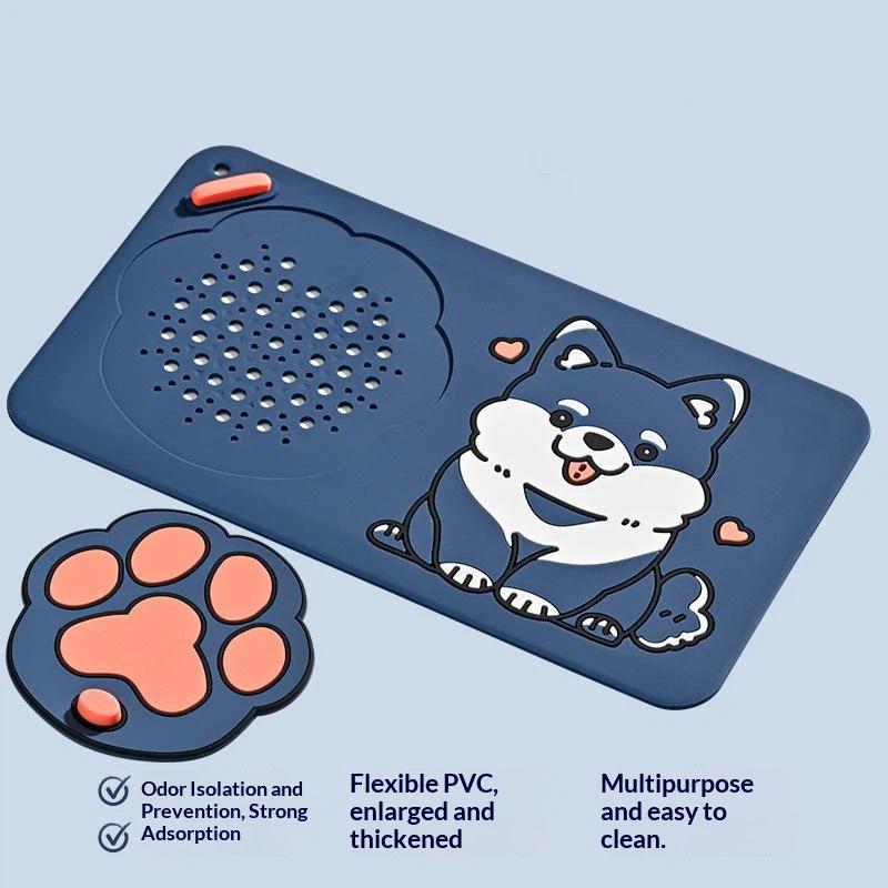 Silicone Bathroom Deodorizing Drain Cover Reusable Waterproof Odor Sealing Drain Mat for Kitchen Toilet Laundry Sink